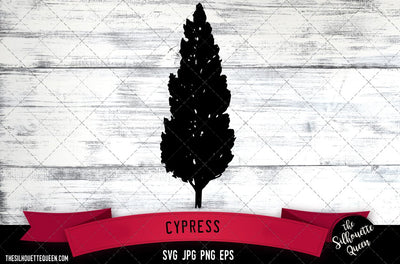Cypress SVG -Vector Art Commercial & Personal Use- Cricut,Silhouette,Cameo,Vinyl Cut SVG Loveleen Kaur 