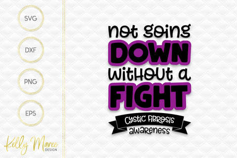 Cystic Fibrosis Awareness Cut File Kelly Maree Design 