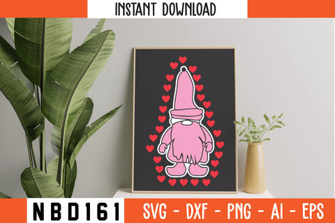 dabbing gnome SVG Design SVG Nbd161 