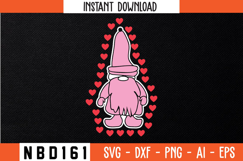 dabbing gnome SVG Design SVG Nbd161 