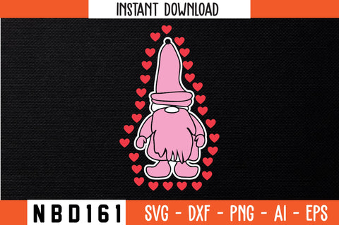 dabbing gnome SVG Design SVG Nbd161 