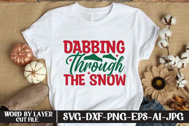 Dabbing Through The Snow SVG DESIGN SVG MStudio 