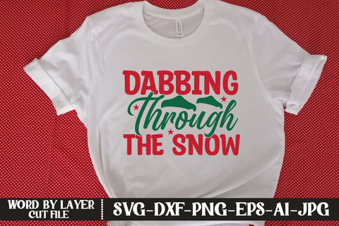 Dabbing Through The Snow SVG DESIGN SVG MStudio 