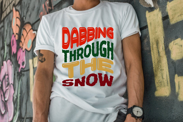 Dabbing Through the Snow svg SVG nirmal108roy 