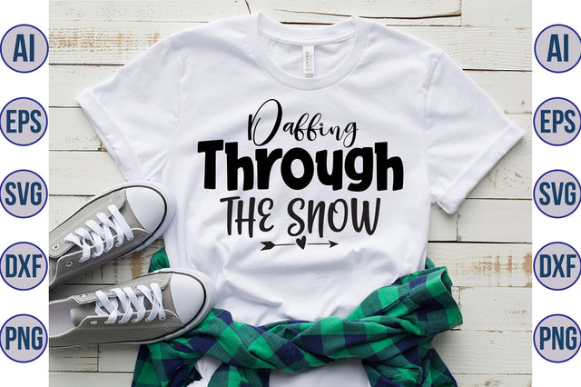 Dabbing Through the Snow svg SVG orpitasn 