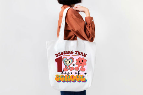 Dabbing Thru 100 Days of School Sublimation SVGArt 