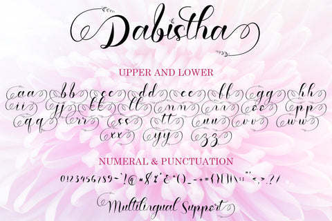 Dabistha Font Prasetya Letter 