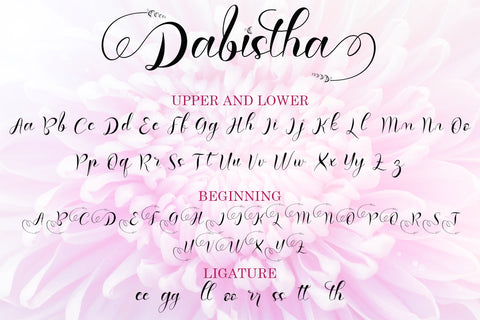 Dabistha Font Prasetya Letter 