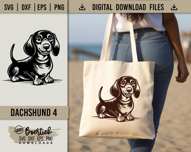 Dachshund 4, SVG file SVG Boertiek 