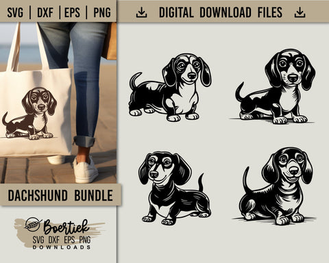 Dachshund bundle, SVG files SVG Boertiek 
