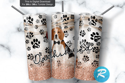 Dachshund dog 20 oz / 30 oz Tumbler PNG Sublimation Regulrcrative 