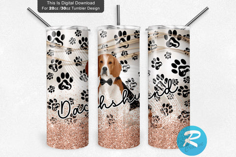 Dachshund dog 20 oz / 30 oz Tumbler PNG Sublimation Regulrcrative 
