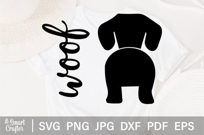 Dachshund Dog Butt Hook Svg File, Pet Svg, Dog Butt Leash Holder SVG, Dog butt PNG, Woof svg, Digital Cut File, CNC file SVG Fauz 