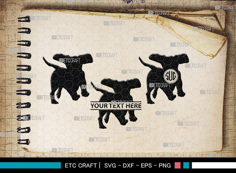 Dachshund Dog Monogram, Dachshund Dog Silhouette, Dachshund Dog SVG, Dachshund Svg, Dog Svg, SB00249 SVG ETC Craft 