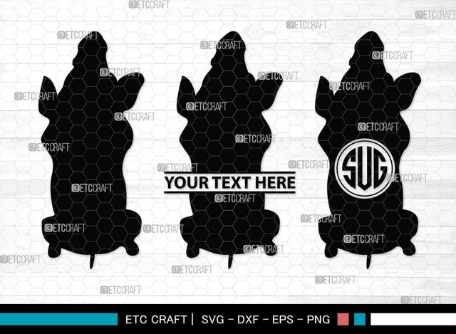 Dachshund Dog Monogram, Dachshund Dog Silhouette, Dachshund Dog SVG, Dachshund Svg, Dog Svg, SB00249 SVG ETC Craft 