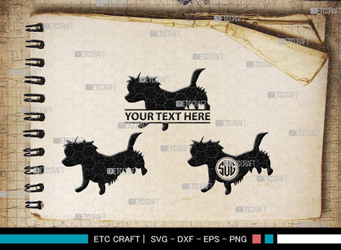 Dachshund Dog Monogram, Dachshund Dog Silhouette, Dachshund Dog SVG, Dachshund Svg, Dog Svg, SB00249 SVG ETC Craft 