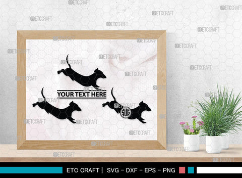 Dachshund Dog Monogram, Dachshund Dog Silhouette, Dachshund Dog SVG, Dachshund Svg, Dog Svg, SB00249 SVG ETC Craft 