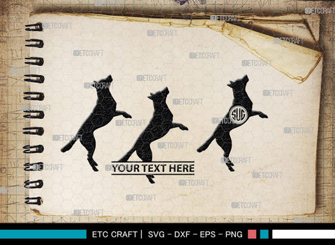 Dachshund Dog Monogram, Dachshund Dog Silhouette, Dachshund Dog SVG, Dachshund Svg, Dog Svg, SB00249 SVG ETC Craft 