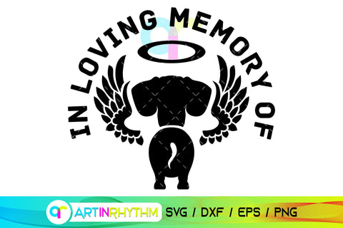 Dachshund Pet Dog Memorial SVG SVG Artinrhythm shop 
