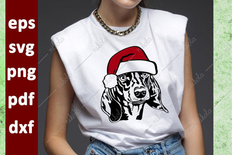 Dachshund Santa Hat Cut File Clipart PNG SVG EPS DXF PDF SVG nikola 
