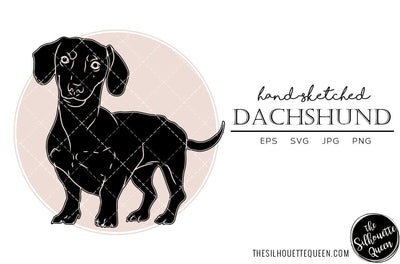 Dachshund Sketch SVG Loveleen Kaur 
