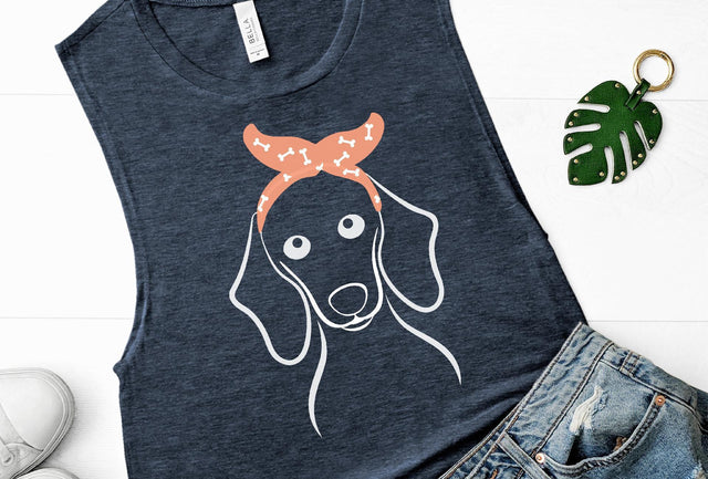 Dachshund with Bandana SVG So Fontsy Design Shop 