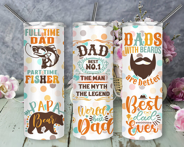 Dad 20oz Tumbler Wrap, The Man The Myth The Legend Design Png, Best Dad Tumbler Design, Dad Tumbler Png, Fathers Day Gift, Digital Download Sublimation DesignSVG 