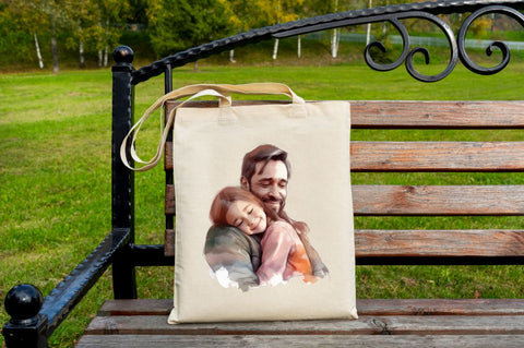 Dad and Daughter Father's Day Clipart Bundle Sublimation Regulrcrative 