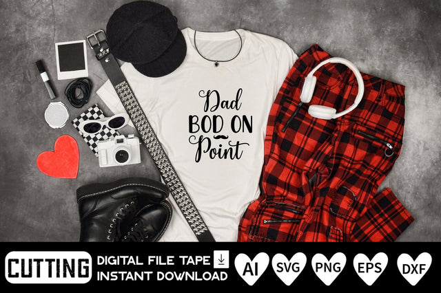 Dad Bod on Point SVG CraftlabSvg29 