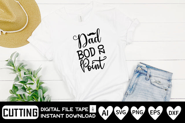 Dad Bod on Point SVG CraftlabSvg29 