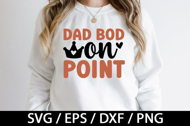 Dad bod on point svg SVG akazaddesign 