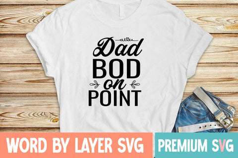 Dad Bod on Point Svg SVG Blessedprint 