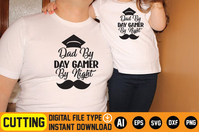 Dad By Day Gamer By Night SVG CraftlabSvg29 