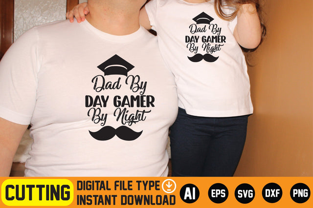Dad By Day Gamer By Night SVG CraftlabSvg29 