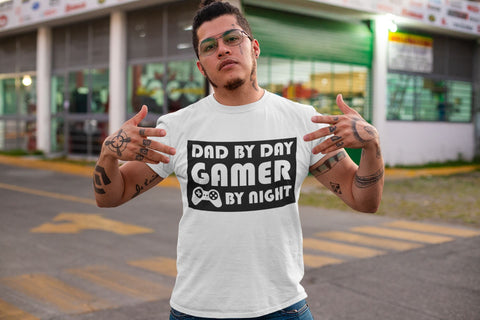 Dad by Day Gamer By Night SVG SVG CreativeStudioTM 