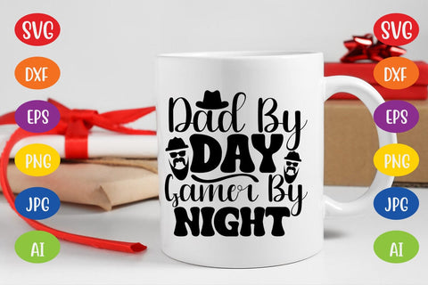 Dad By Day Gamer By Night SVG SVG MStudio 