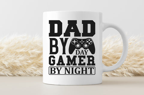 Dad by day gamer by night SVG SVG Regulrcrative 
