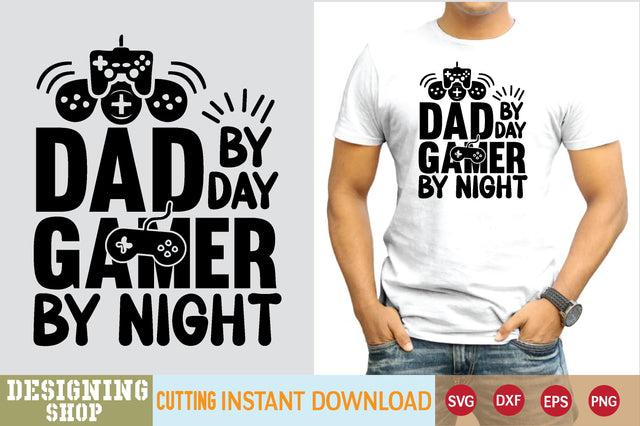 dad by day gamer by night svg SVG sk.swapon Roy 