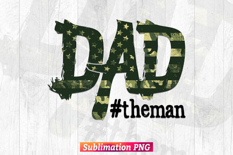 Dad Camouflage Leopard Father's Day T shirt Tumbler Design Sublimation Png File Sublimation DesignDestine 