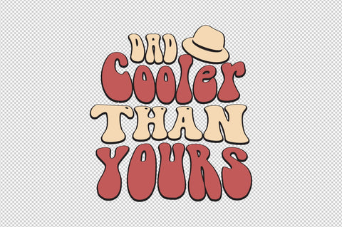 Dad Cooler Than Yours SVG designartist 