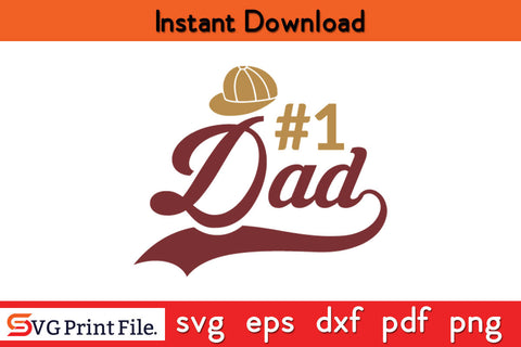 Dad Father's Day T-Shirt Design SVG PNG CUT File SVG SVG Print File 