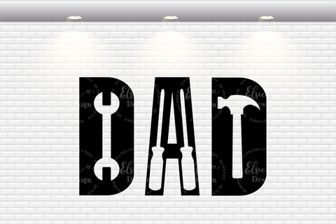 Dad - Fix It - SVG, PNG, DXF, EPS SVG Elsie Loves Design 