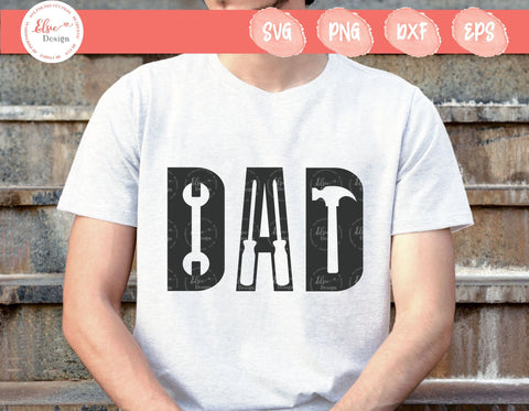 Dad - Fix It - SVG, PNG, DXF, EPS SVG Elsie Loves Design 