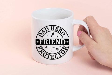 Dad hero Friend protector SVG SVG Regulrcrative 