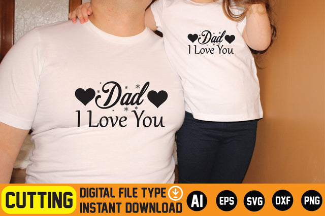 Dad I Love You SVG CraftlabSvg29 