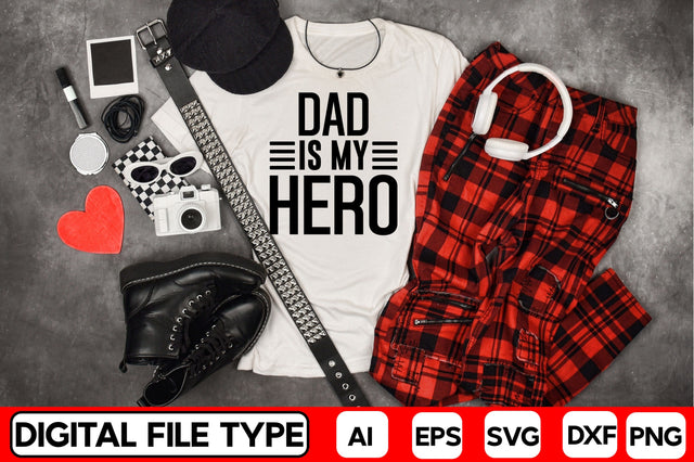 Dad Is My Hero SVG CraftlabSvg29 