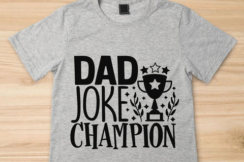 Dad Joke Champion| Father's Day SVG Cutting Files. SVG CosmosFineArt 