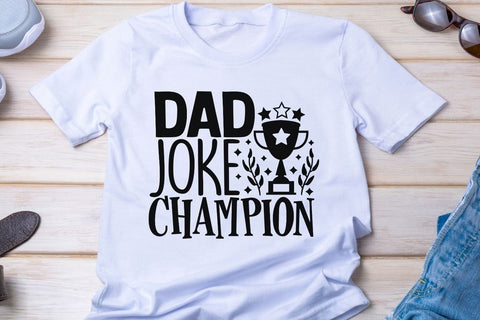 Dad Joke Champion| Father's Day SVG Cutting Files. SVG CosmosFineArt 