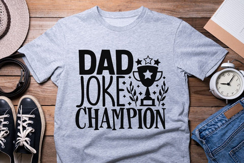 Dad Joke Champion| Father's Day SVG Cutting Files. SVG CosmosFineArt 