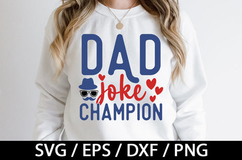 Dad joke champion svg SVG akazaddesign 